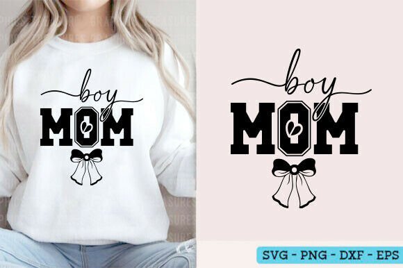 Boy Mom SVG PNG, Mama SVG, Mom SVG
