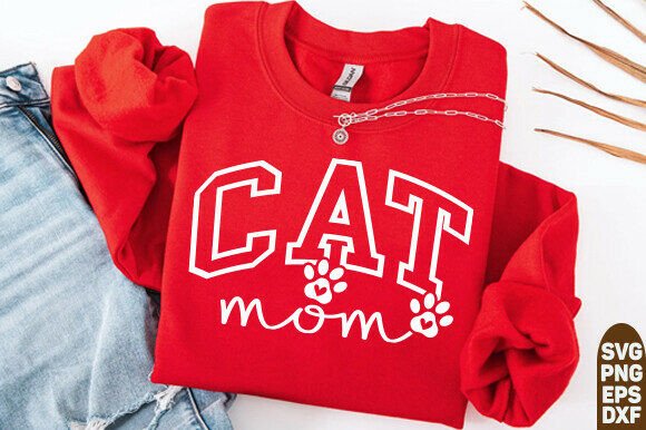 Cat Mom SVG PNG Files, Cat Mama Svg, Fun