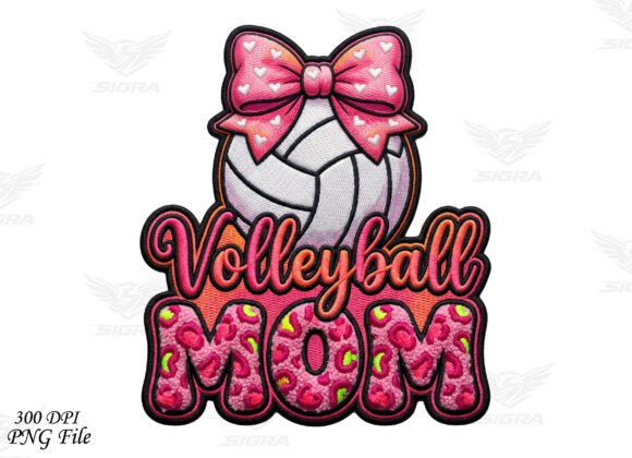 Coquette Volleyball Mom SVG, Game Day PNG