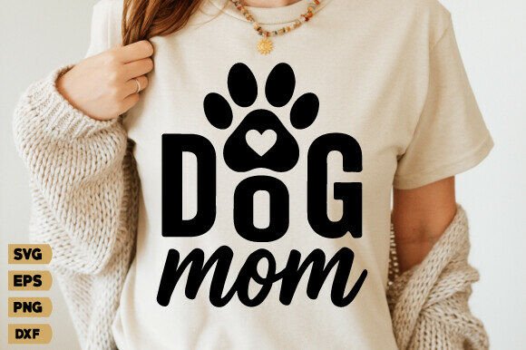 Dog Mom SVG, Dog Lover PNG, Dog Mama SVG