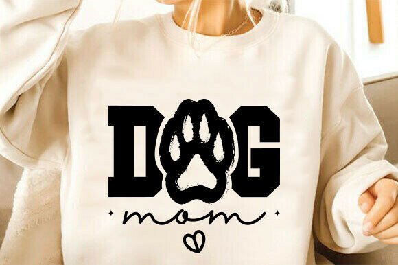 Dog Mom SVG: Warm, Worn-In Charm for Real Embroidery