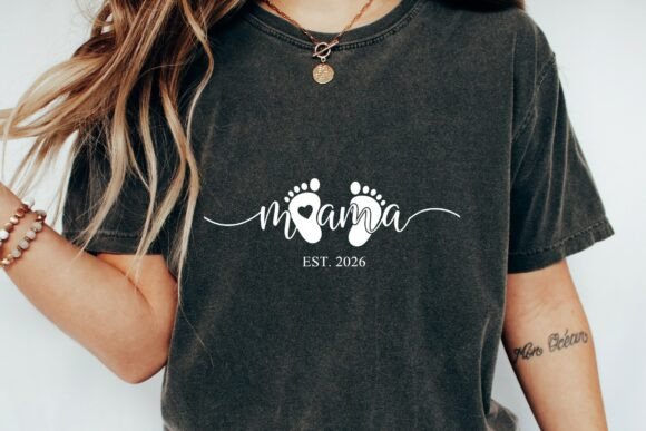 Mama SVG PNG Baby Reveal Design Review
