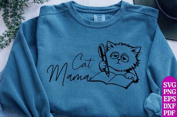 Mother’s Day Gift for Cat Mom SVG PNG