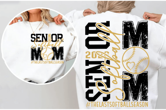 Senior Mom & Softball Mom SVG