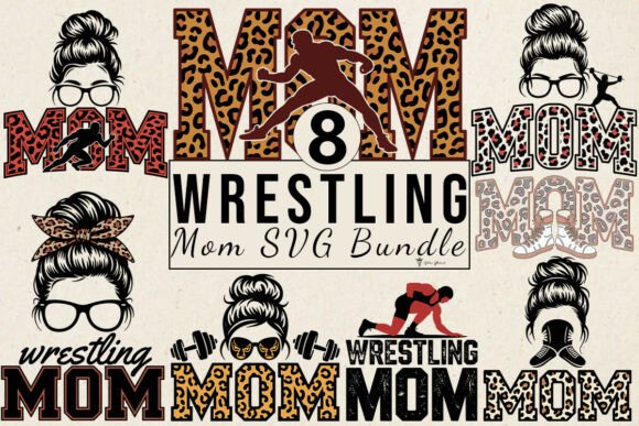 Wrestling Mom SVG Bundle